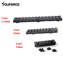 5-9-13 слотов M LOK Rail базовый сегмент Handguard раздел авиационный алюминиевый Picatinny Weaver для охоты