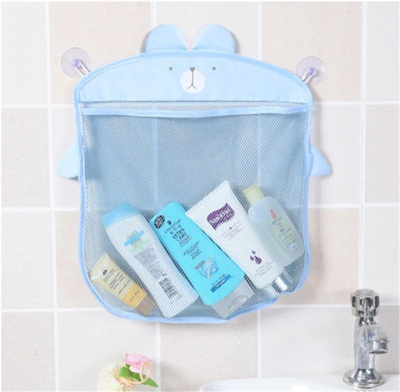 Baby Bathroom Mesh Bag for Bath Toys Bag Kids Basket for Toys Net Cartoon Animal Shapes Waterproof Cloth Sand Toys Beach Storage 8