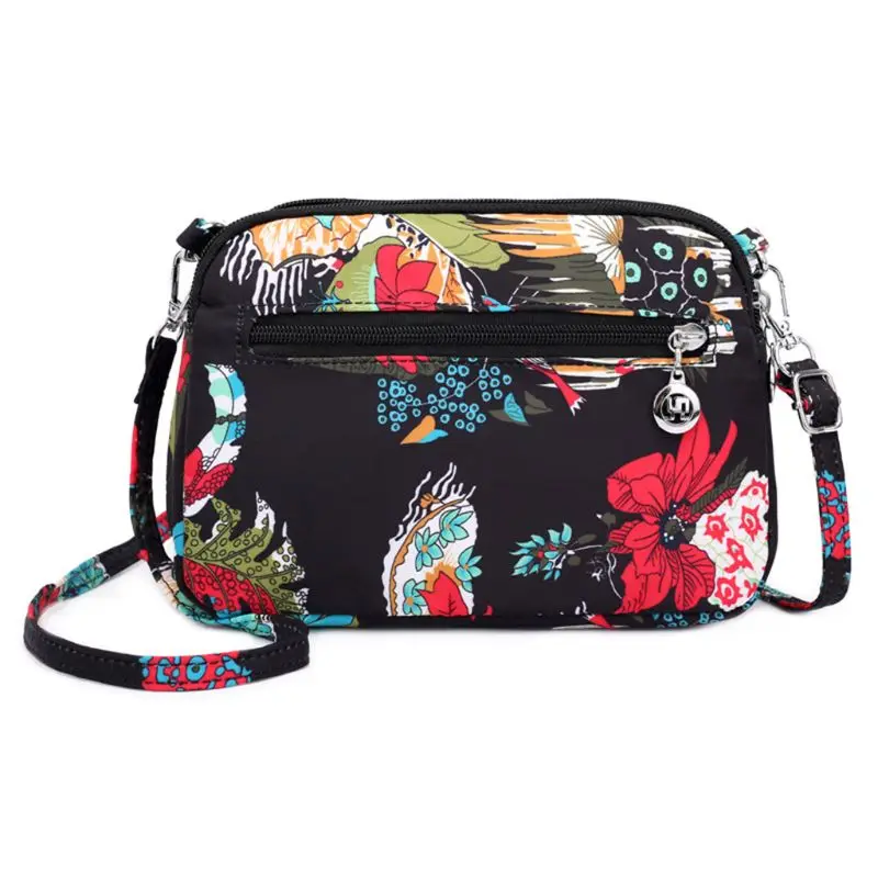 Новинка, модная женская нейлоновая сумка через плечо для путешествий, сумка через плечо для мобильного телефона, многофункциональная Повседневная сумка с ремнем, сумочка, кошелек - Цвет: J