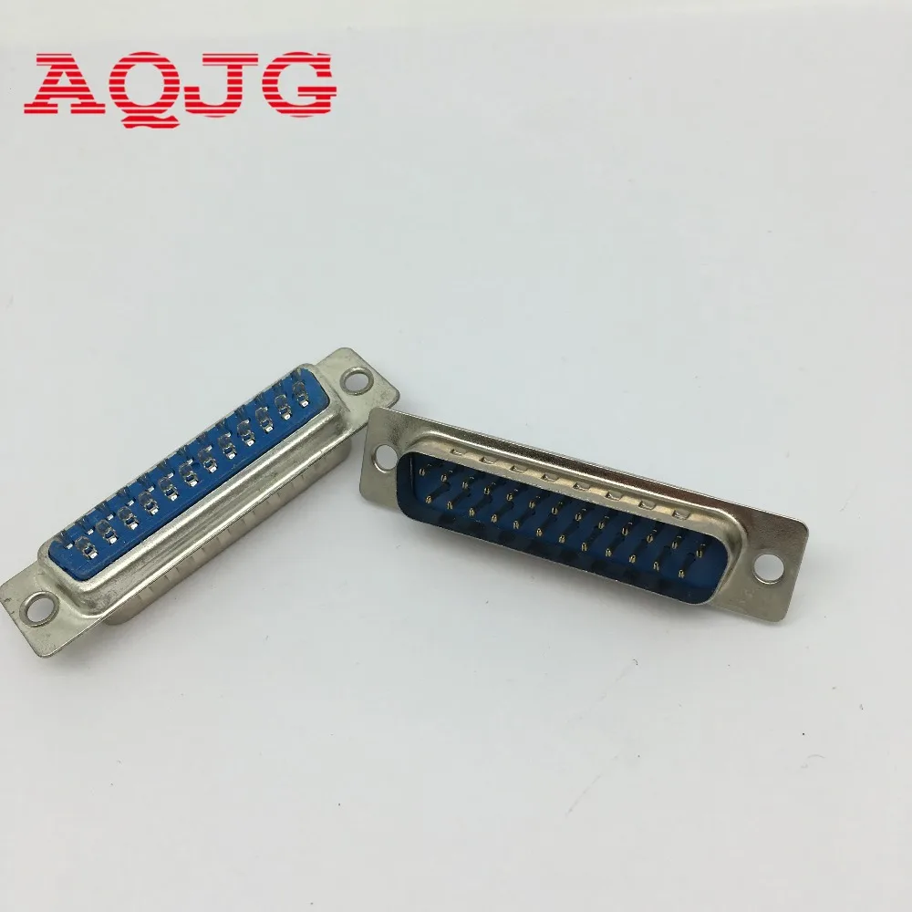 Brand New 1pair 25 Pin D sub Db25 Pin Male Female Solder Type Welding brand-new-1pair-25-pin-d-sub-db25-pin-male-female-solder-type-welding