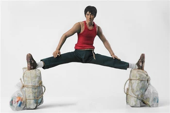 

1/6 Scale Shaolin Soccer Mighty Steel Leg Sing Stephen Chow ZHOU XINGCHI Full Set Action Figure for Fans Holiday Gift