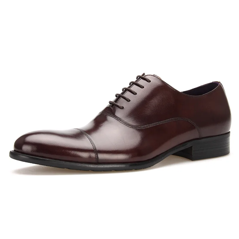 Новое поступление; Брендовая обувь; мужская деловая обувь из натуральной кожи; Мужская официальная обувь в британском стиле; Мужская обувь из коровьей кожи