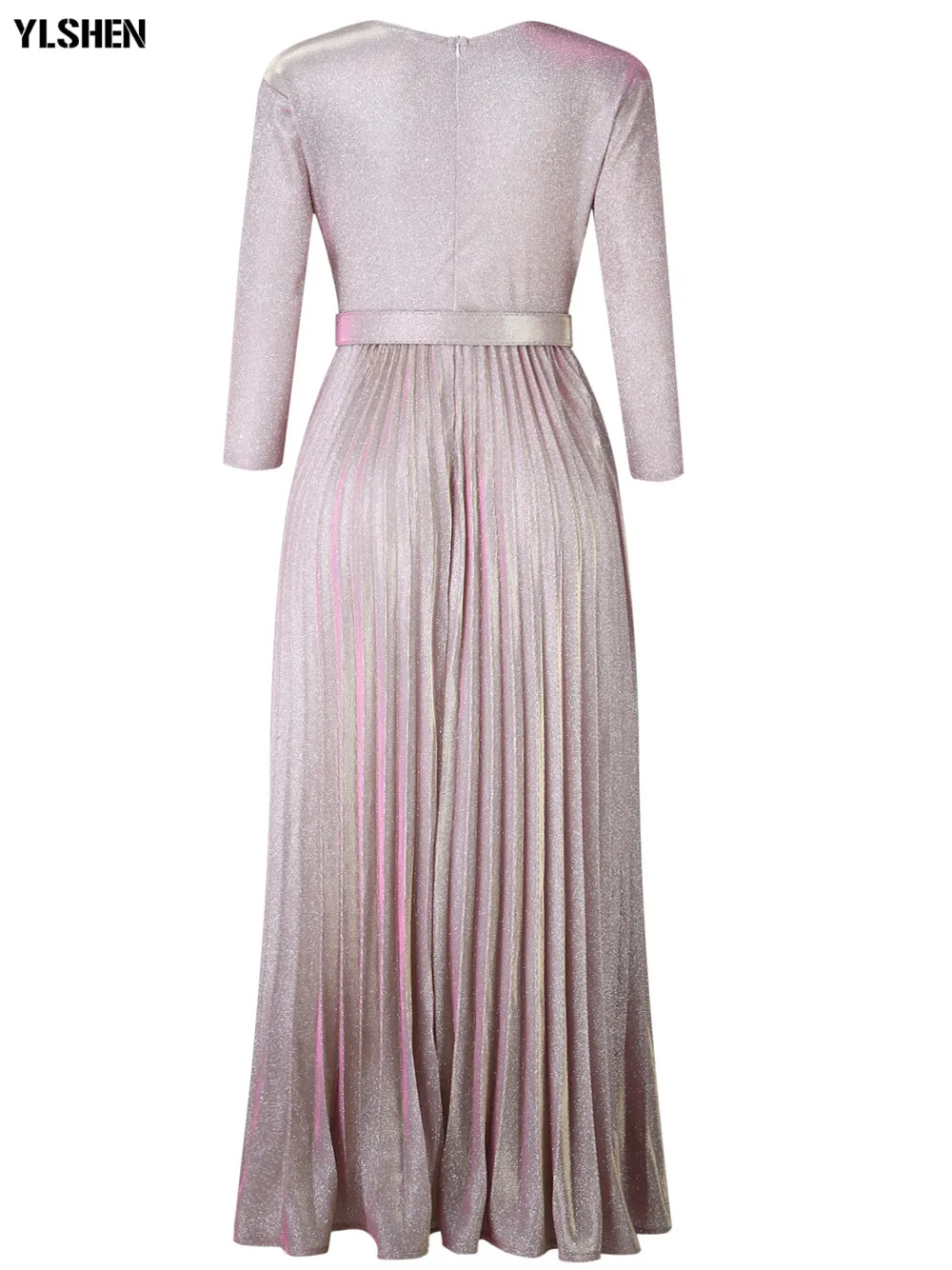 African Dresses for Women Dashiki African Clothes Pleated Skirts Bazin Riche Sexy Chiffon Ruffle Sleeve Robe Evening Long Dress 13