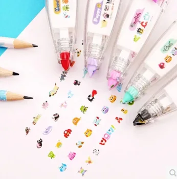 

New Lace deco correction tape Cute animal tapes for letter book DIY corretivo escolar fita stationery School supplies
