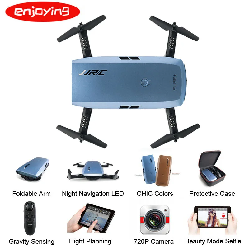 

JJRC JJR/C H47 ELFIE Plus FPV with HD Camera Upgraded Foldable Arm WIFI 6-Axis RC Drone Quadcopter Helicopter VS H37 Mini E56