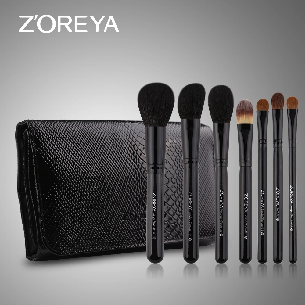 ZOREYA Luxurious Makeup Brushes Set Professional 21PCS Sable Hair Make