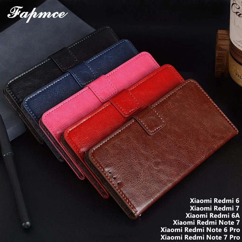 

Business Cases For Xiaomi Redmi 7 7A 6 6A K20 Note 7 6 5 4X Mi A3 9 SE 9T Pro CC9e Case Flip Leather Photo Frame Wallet Cover