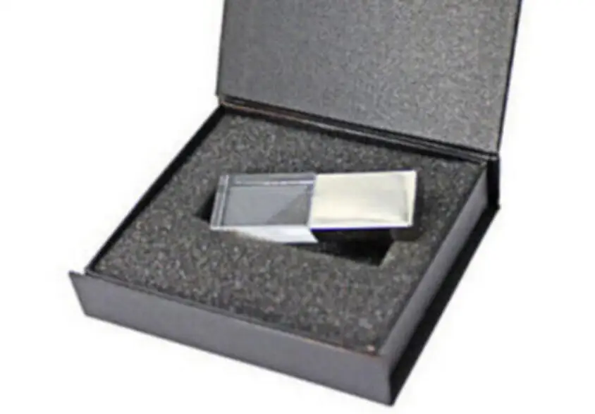 USB 3,0 прозрачный акриловый хрустальный флеш-накопитель на заказ 3D логотип компании подарок