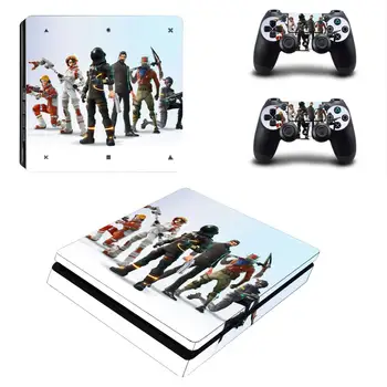 

New PS4 Slim Skin Sticker Decal For Sony PlayStation 4 Console and 2 Controllers PS4 Slim Skins Stickers