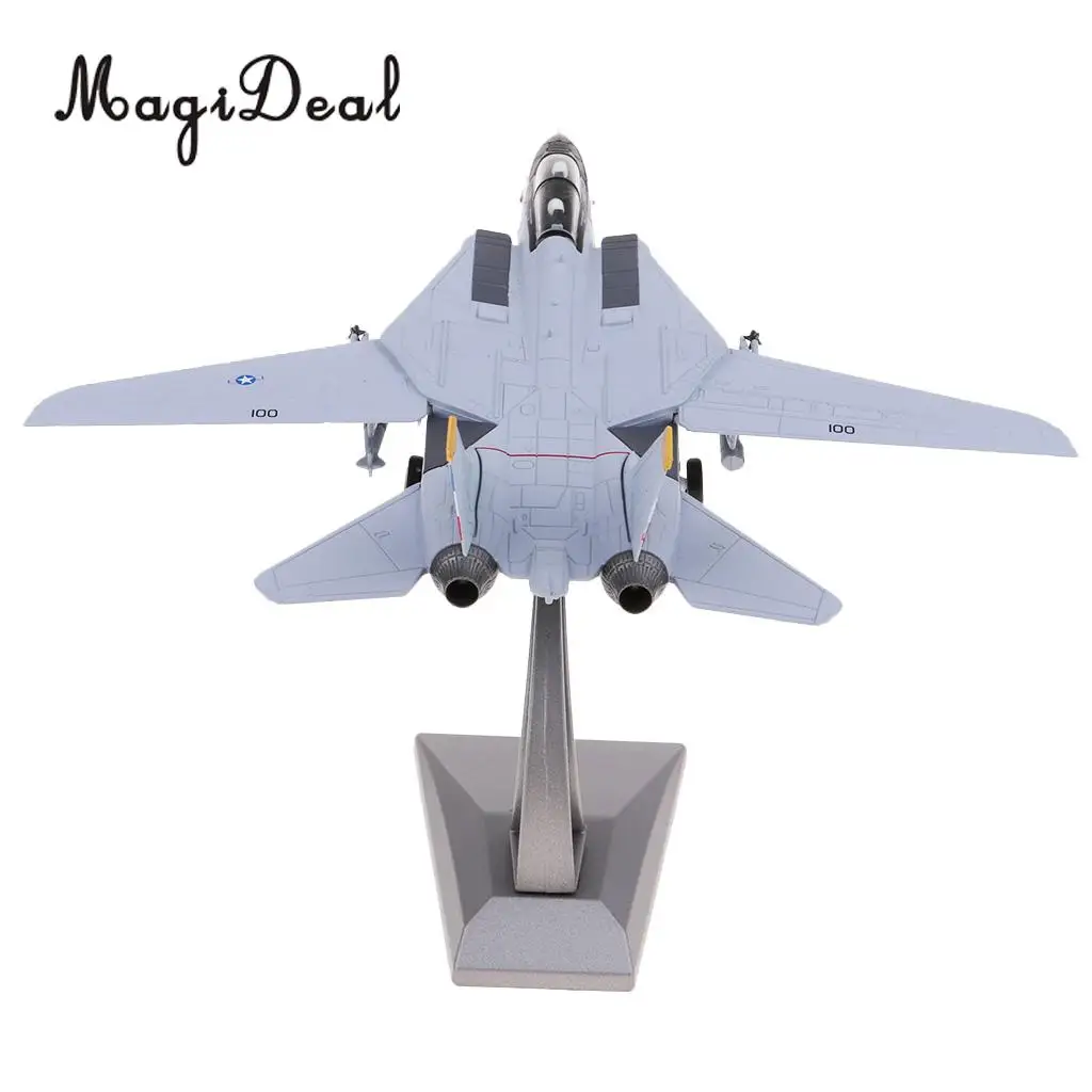 1/100 Alloy F-14 Tomcat Fighter American Military Plane Aeroplane Collection with Display Stand