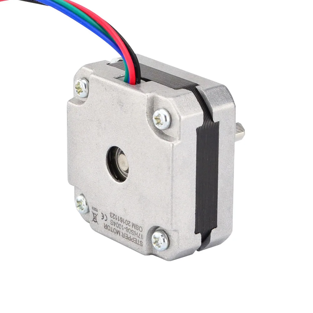 18.4Oz.in Senmubery 17Hs08-1004S 4-Lead Nema 17 Stepper Motor 20Mm 1A 13Ncm 42 Motor Nema17 Stepper for DIY 3D Printer CNC Xyz
