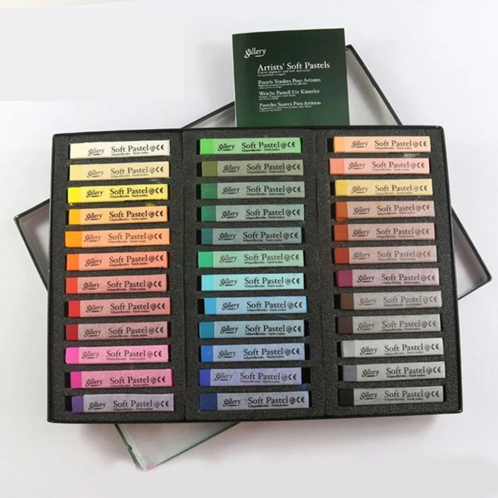 

Soft Pastels Drawing Set Art Set Soft Crayon Hair Chalk holder pen Hair Colors Crayons 12/24/36/48Colors Art School Supplies