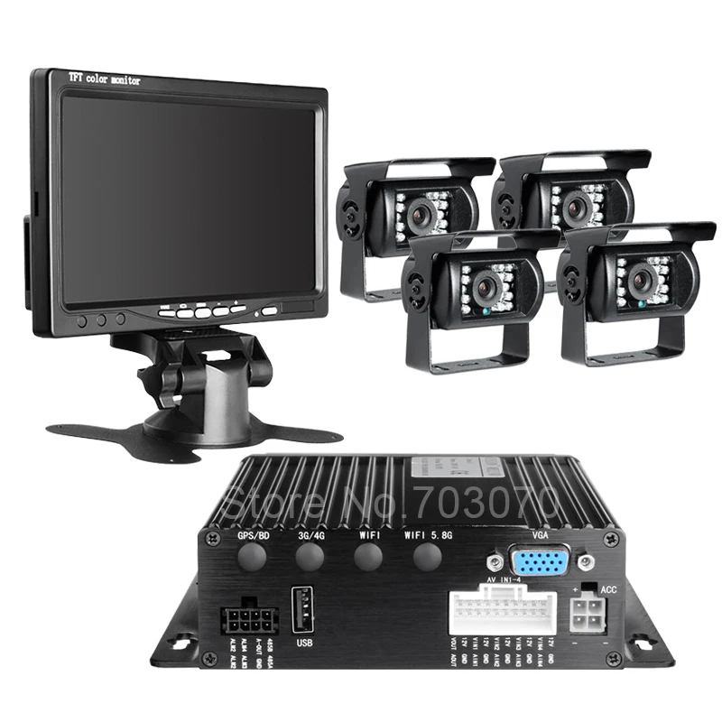 256GB SD 4CH Car DVR MDVR Video Recorder 7 256GB SD 4CH Car DVR MDVR Video Recorder 7
