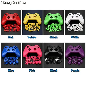 

ChengHaoRan For Microsoft Xbox One Xboxone Wireless Controller Chrome Plated Full Housing Shell Case Kit with Button+Inner Frame