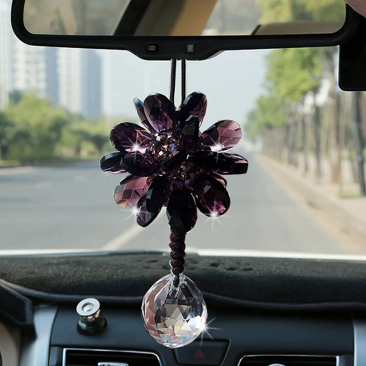 Автомобиль кулон кристалл высокого качества женские украшения интерьера автомобилей подвеска Украшение подвеска автомобиля