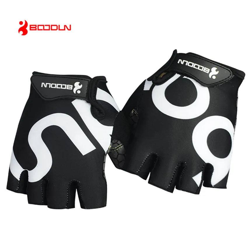 

BOODUN New Mens/Womens Bike Gloves Half Finger Sports Cycling Gloves Gel Pad Breathable MTB Road Bicycle guantes ciclismo luvas