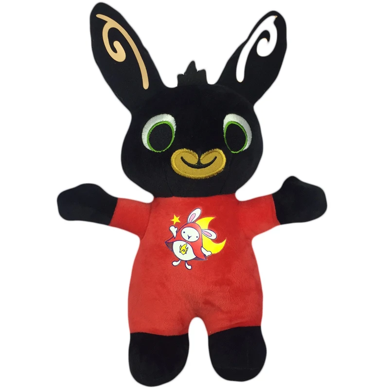 Настоящая плюшевая игрушка Bing Bunny sula flop Hoppity Voosh pando bing coco, плюшевая кукла peluche, игрушки для детей на день рождения, рождественские подарки - Цвет: 17cm