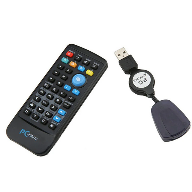 USB Медиа ИК Беспроводная мышь Пульт дистанционного управления ler приемник для ПК