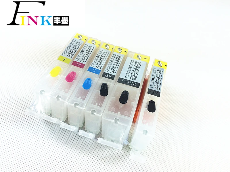 free shipping 6pcs PGI 650 refill ink cartridge for Canon PIXMA MG6360 MG7160 with ARC ink