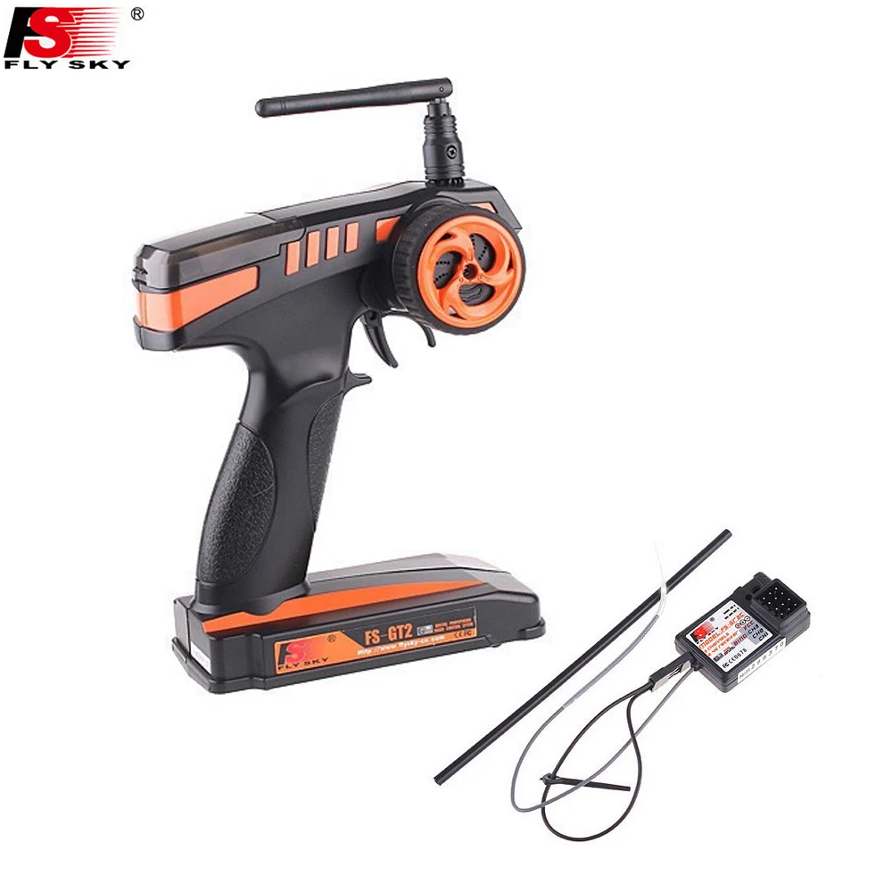 Оптовая продажа 1 шт. Fly sky FS-GT2 FS GT2 2 4G 2CH Gun радиоуправляемая система