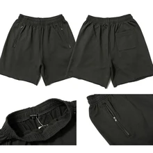 Новинка, Летний стиль, 6 шорт Kanye West Calabasas, хлопок, уличная одежда в стиле хип-хоп, 6 шорт, шорты с карманами на молнии