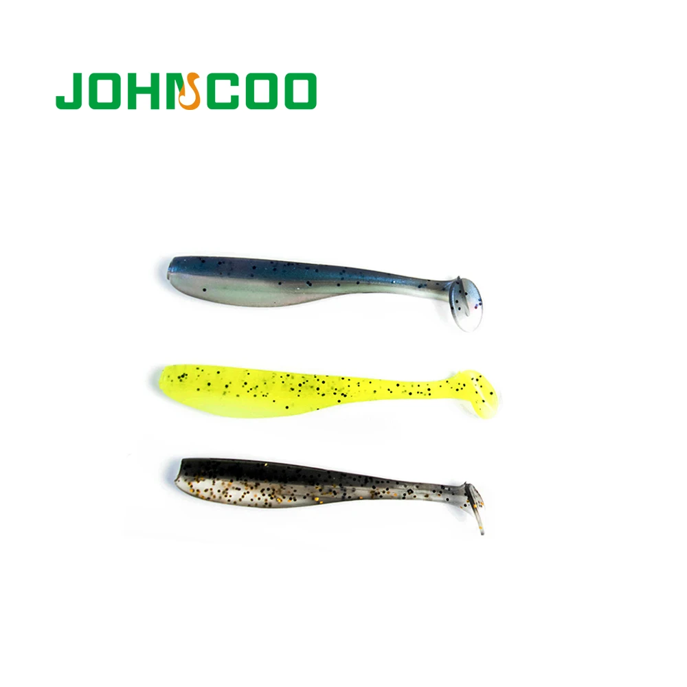 Мягкие рыболовные воблеры JOHNCOO 72 шт. 7 см 1 85 г двойные цвета искусственная