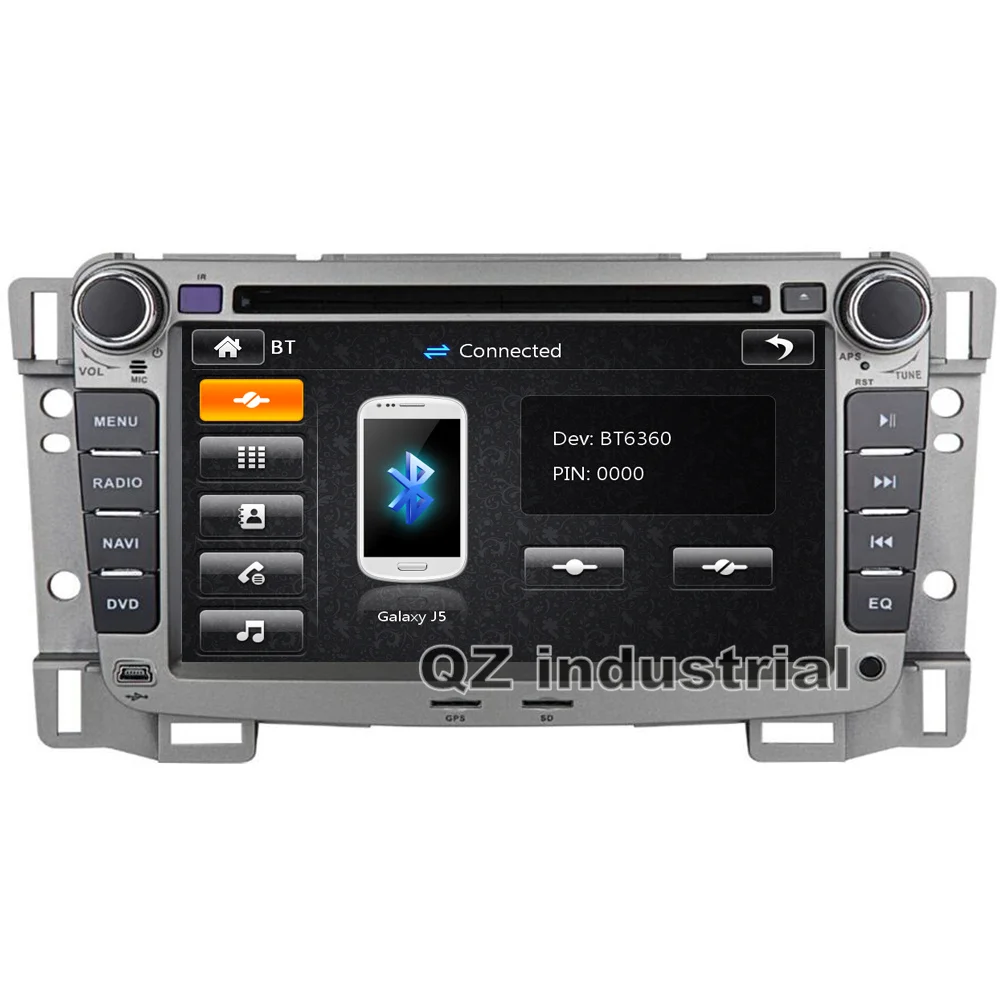 Cheap QZ industrial 2din 7 Inch Windows Ce car dvd player For Chevrolet Sail 2004-2012 With 3G GPS Navi map Radio RDS mirror link SWC 2
