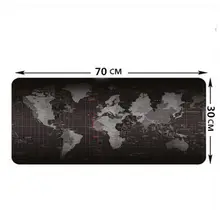 Large Size 700*300*3MM World Map Speed Game Mouse Pad Mat Laptop Gaming Mousepad Quick custom 3D printing rubber Document Trays