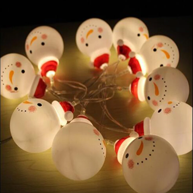 Led Solar Light Outdoor Bulbs Solar Lights for Garden Decoration Christmas Snowman Light String Holiday Party Decorate Lamps (6)