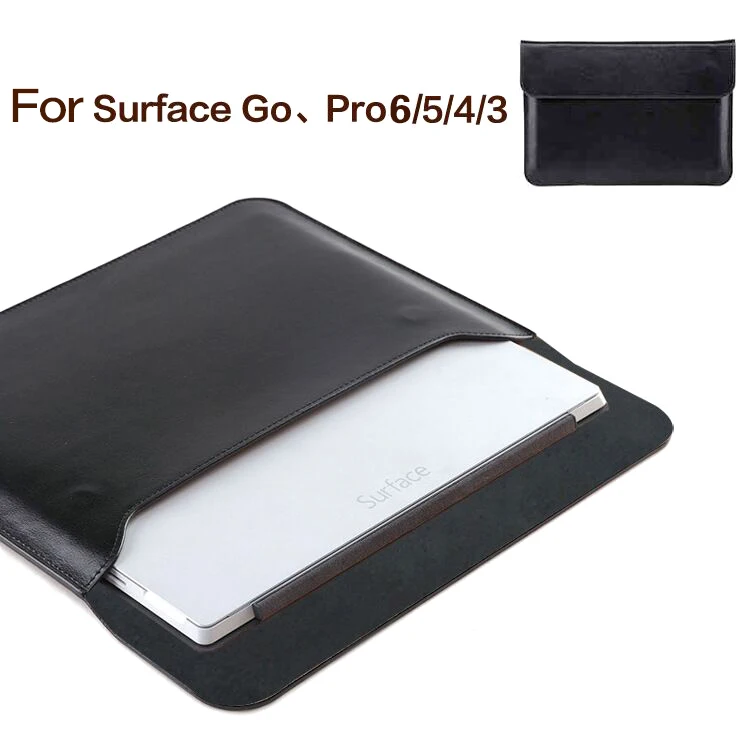

PU Leather Laptop Bag for Microsoft Surface Go Pro 6/5/4/3 Luxury Brand Laptop Sleeve for Surface 3 4 5 6 Case Notebook Coque