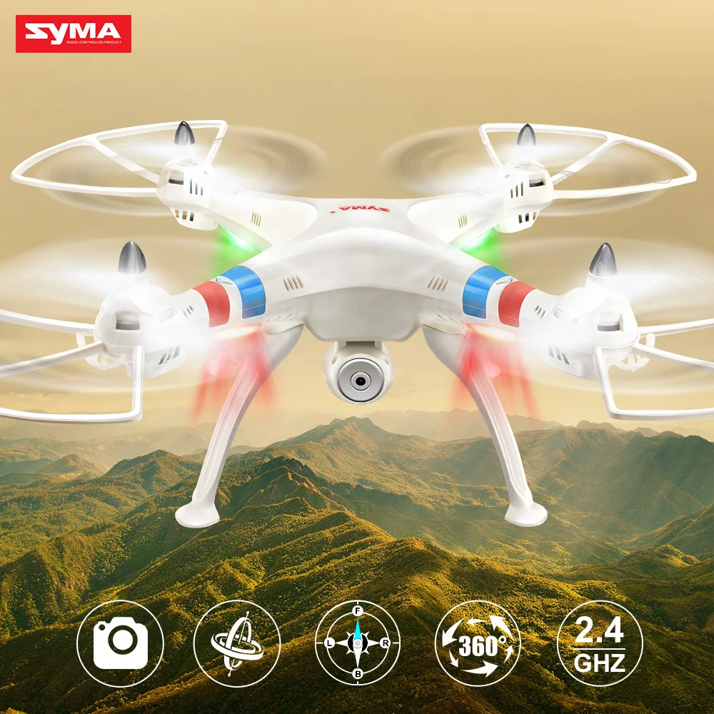 Оригинальный Syma X8C 4CH 2 4G RC Дрон Профессиональный Квадрокоптер с 2MP HD камерой