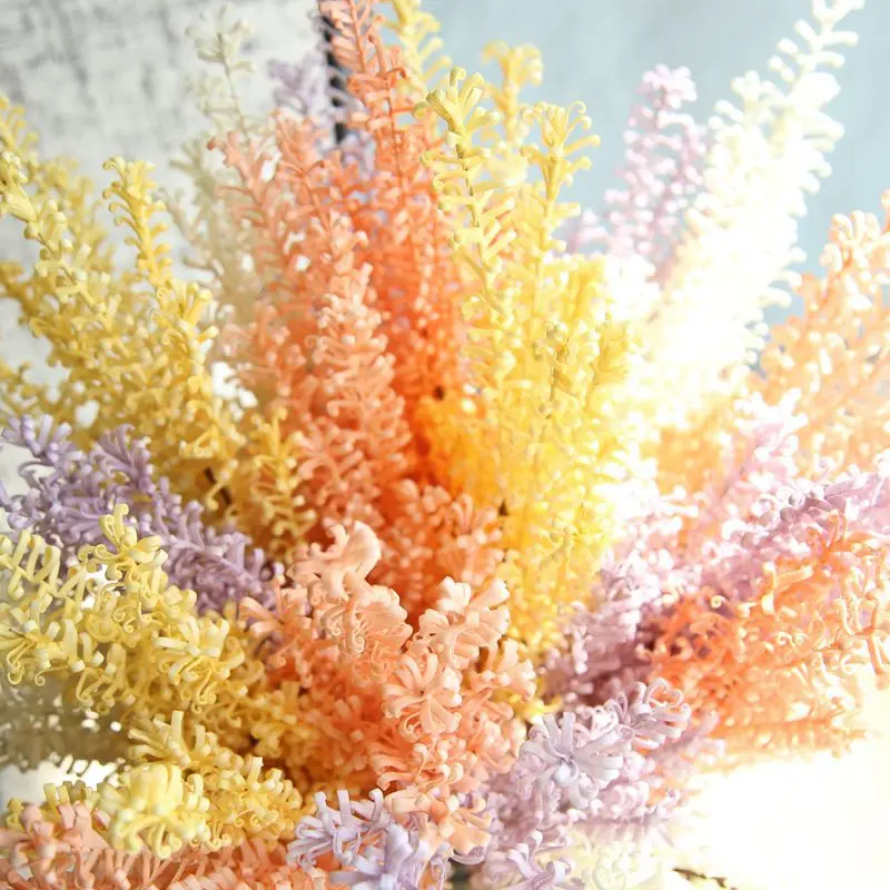 Artificial Phoenix Tail Grass Pe Simulation Foam Flower Flowers Wall