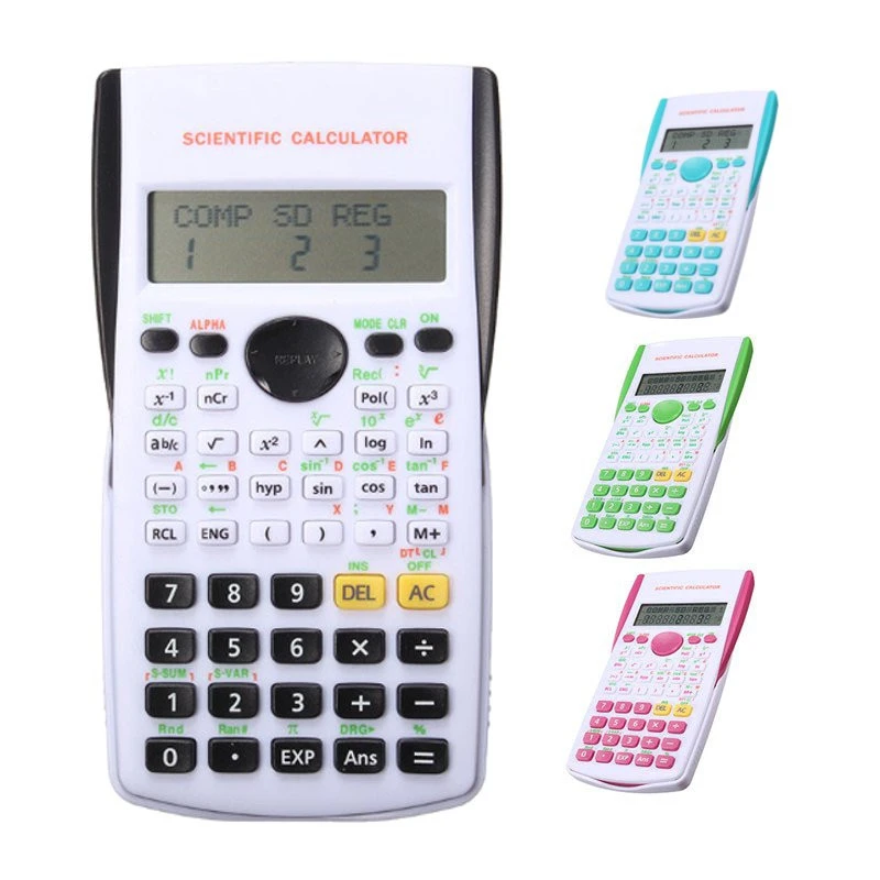 2017 New Function Calculator Uniwise Handheld Multi-function Digital  Display 2-line Scientific Calculator, Shipping No Battery - Calculators -  AliExpress