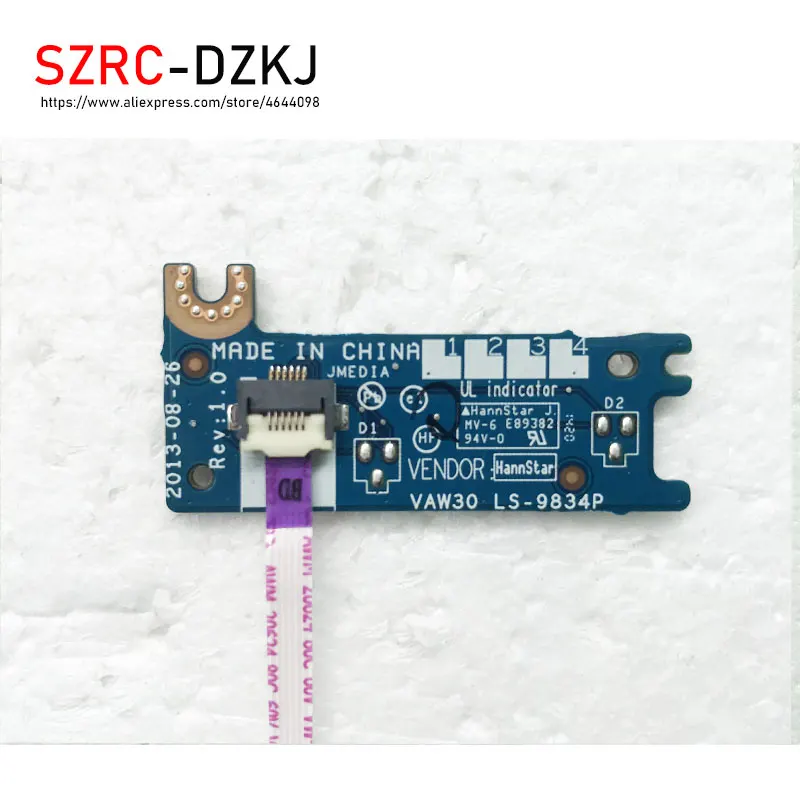 SZRCDZKJ Оригинал для Dell E5440 E5540 медиа кнопочная плата с кабелем VAW30 LS 9834P|Компьютерные
