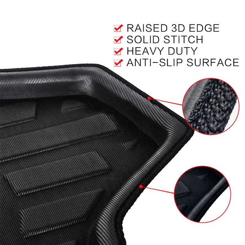 Auto Posteriore Boot Cargo Liner Trunk Pavimento Tappeto Zerbino s Zerbino Vassoio Tappeti Pad Anti-sporco Per TOYOTA CAMRY 2012 2013 2014 2015 2016 2017 - Image 3