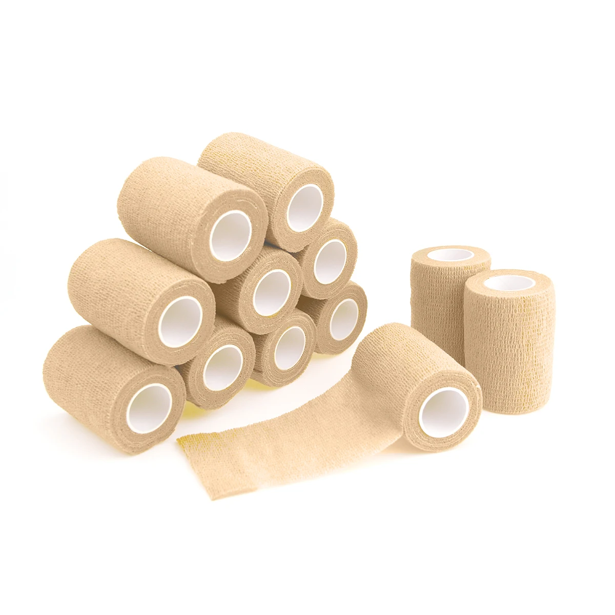 7.5cm*4.5m 12 Rolls Self Adhesive Bandage Waterproof Nonwoven Bandage