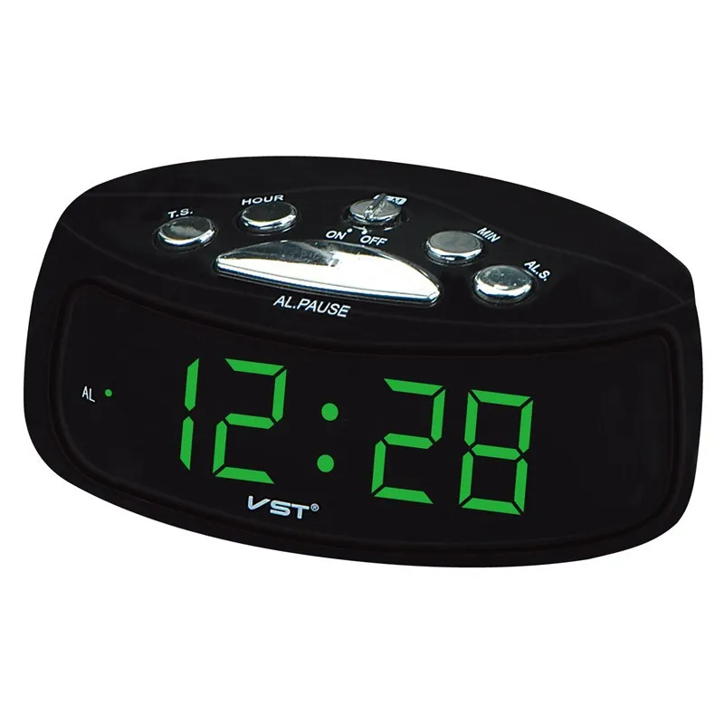 Big numbers Digital Clock 0.9'' inches large display clock EU Plug AC