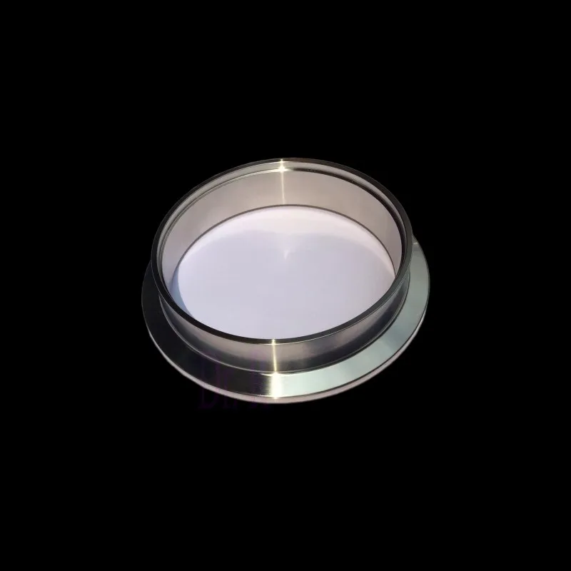 stainless v band flange male back view