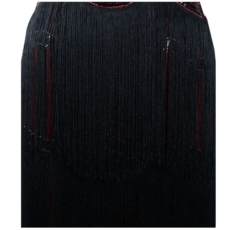 2018 Vintage 1920s Sequin Fringe Charleston Dress Great Gatsby Sexy Women Evening Party Embroidered beads Tassel Dress (5)