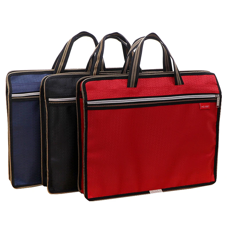 Portable File Bag A4 Student Textbook Data File Pocket Multifunctional