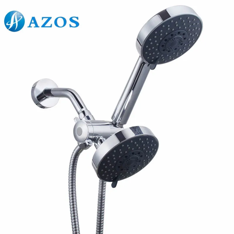 

Bathroom Five Function Handheld Shower and Showerhead Combo System Hose, Chrome Color LYTZ052