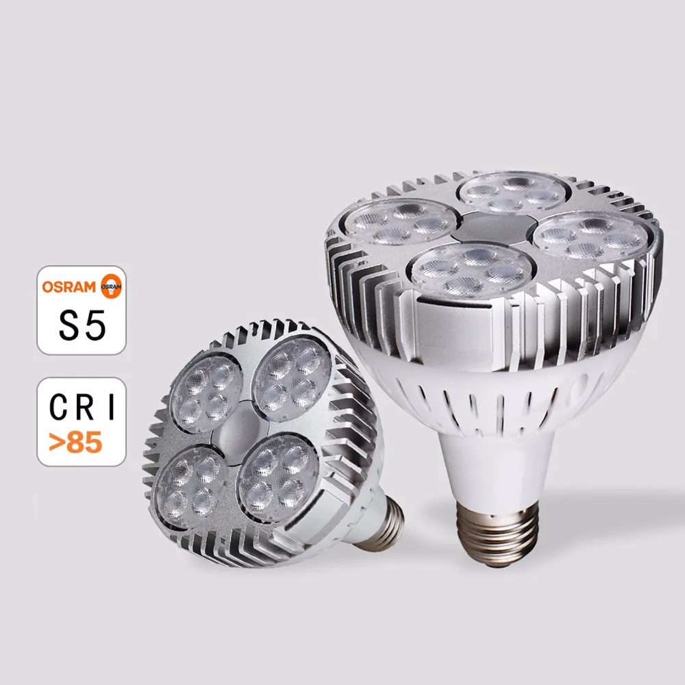 

DHL free shipping 10pcs/lot led par30 spotlight 35W Cree leds Par 30 bulb replace 70W Metal halide lamp AC85-265V