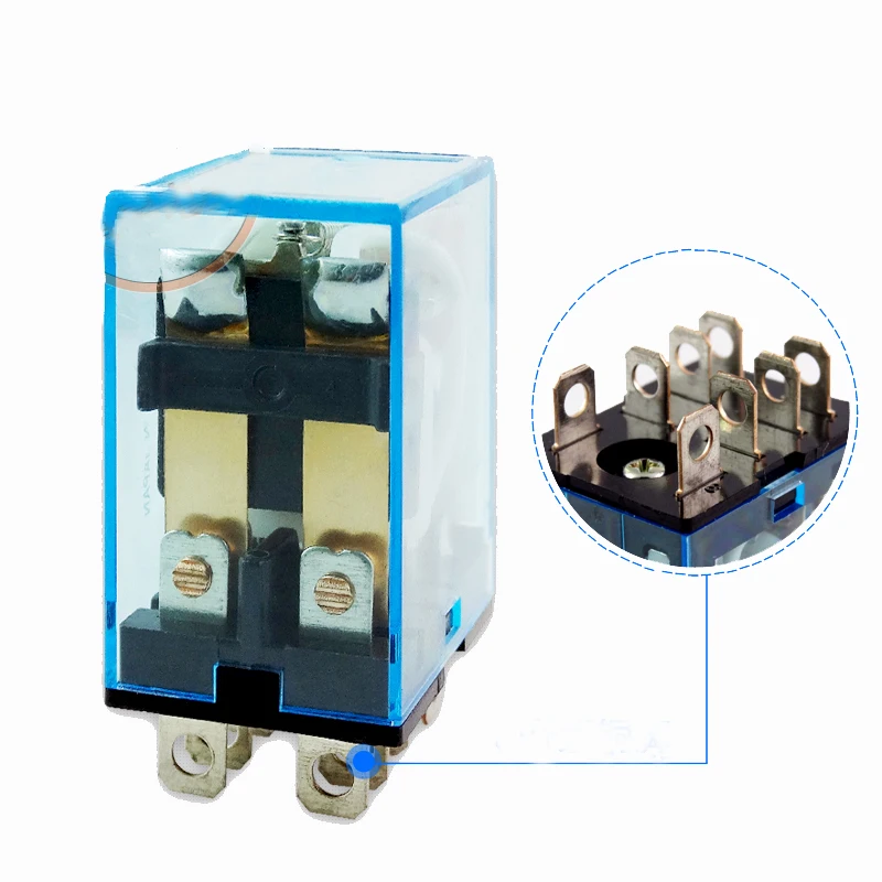 Free ship 10pc 2NO 2NC Relay LY2NJ 220V AC Coil