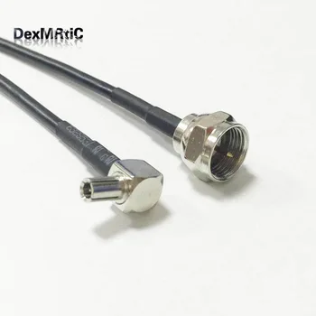 

3G ZTE modem extension TS9 RA 90-Degree to F male plug pigtail cable RG174 15cm 6" wholesale