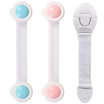 

Children's multi-function safety lock anti-pinch drawer lock baby protection open refrigerator door cabinet door lock