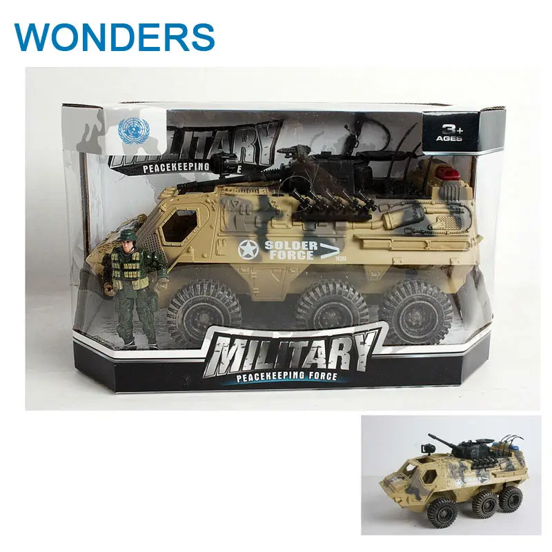 Big Collectible 6 Wheels Tanks and armored vehicles sand