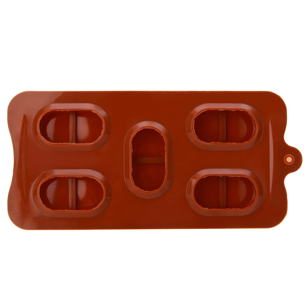 1Pc 5-Pill Shaped Silicone Mold Chocolate Making Mould Cute Ice Tray Fondant Molds