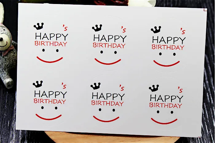 Товары для фестиваля 9 шт./компл. герметичная наклейка для конфет и печенья коробка упаковка для шоколада подарочная упаковка вечерние DIY счастливая улыбка
