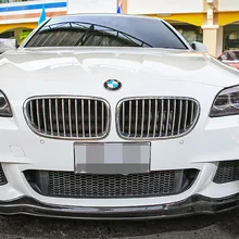 Углеродное волокно AK передний бампер спойлер Подходит для BMW F10 5 серии M-tech