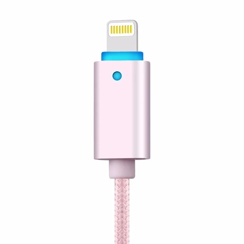MFI For iPhone5 5S SE 5C 6 Plus ipad 4 mini Air NOHON 150cm LED SMART for Lightning Dock USB Data Charger Cable Line IOS 6 7 8 9 (12)